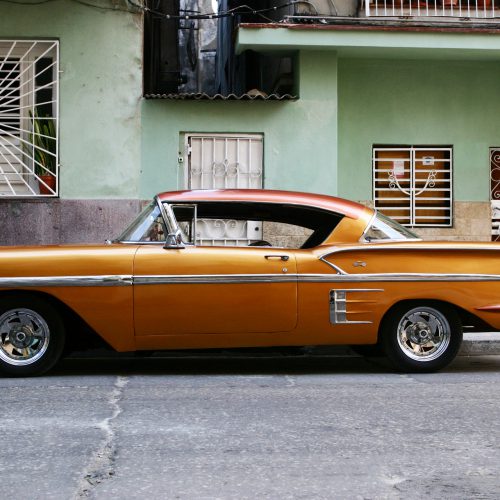 the traditional car wintage in Havana cuba